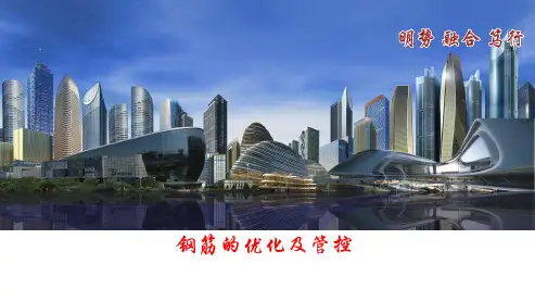 钢筋的优化及管控