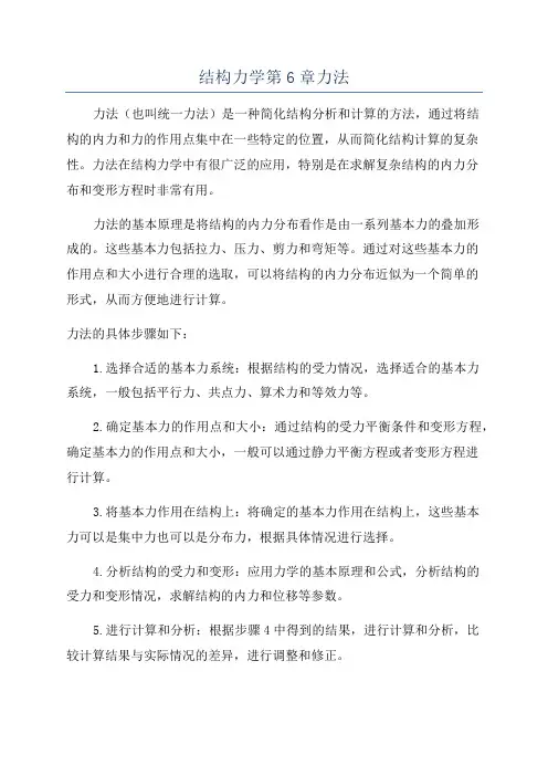 结构力学第6章力法