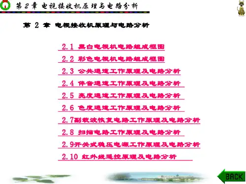 精品课件-电视原理与电视机检修(庄月-第2章