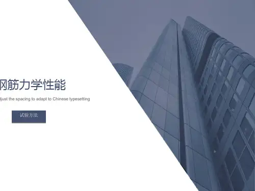 钢筋力学性能试验