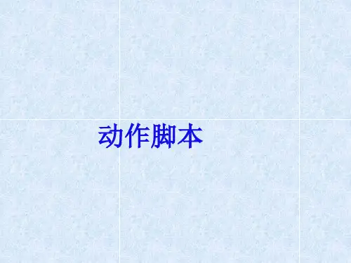 动作脚本