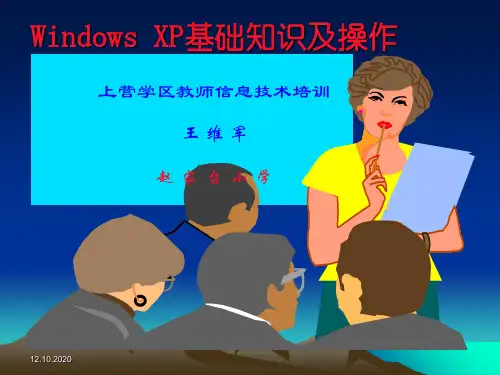 WindowsXP基础知识及操作1精品PPT课件