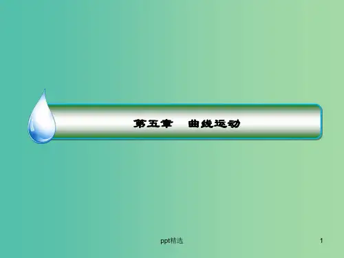 高中物理 第五章 曲线运动章末总结课件 新人教版必修2