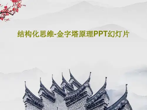 结构化思维-金字塔原理PPT幻灯片共28页