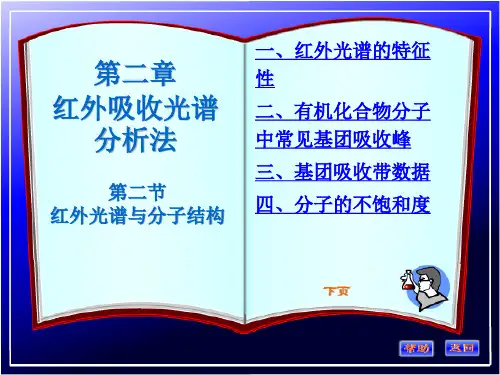 红外光谱与分子结构