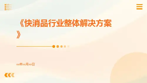 快消品行业整体解决方案