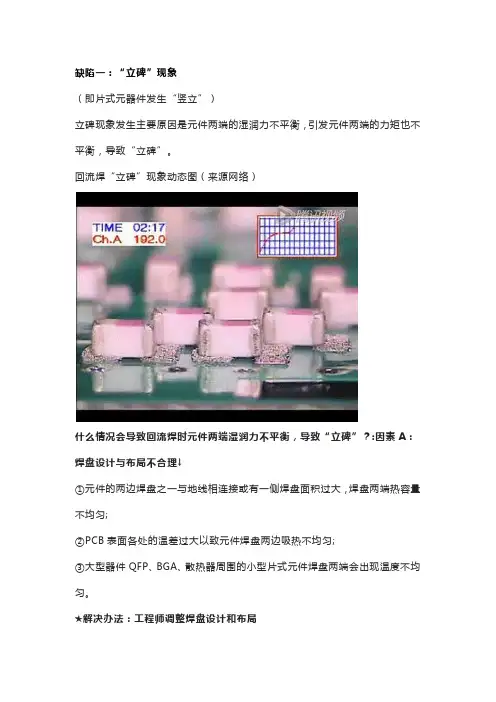 五大SMT常见工艺缺陷及解决办法