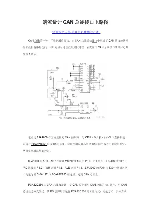 CAN总线应用电路