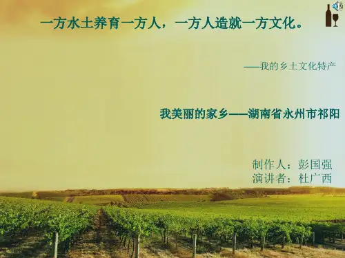 祁阳特产