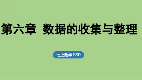 第6章 数据的收集与整理小结(课件)北师大版(2024)数学七年级上册