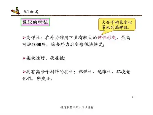硅橡胶基本知识培训讲解课件