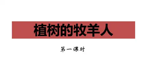 植树的牧羊人(第一课时)