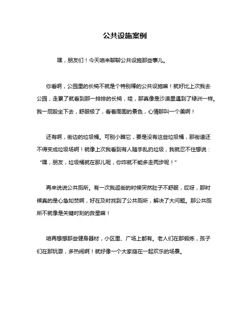 公共设施案例