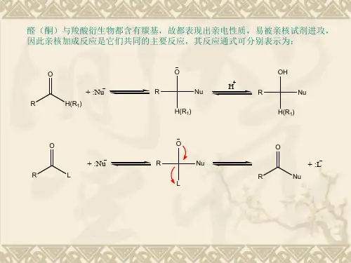 亲核加成反应