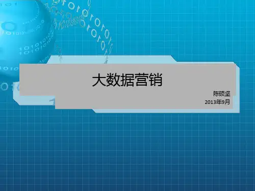 《大数据营销》PPT课件