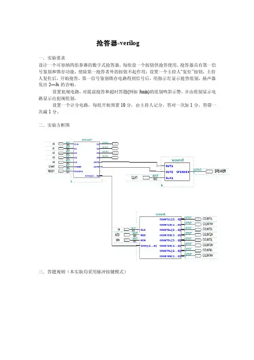 抢答器verilog版