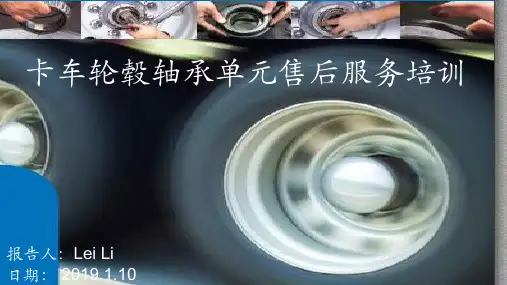 SKF轴承单元故障判断及维修作业指导书