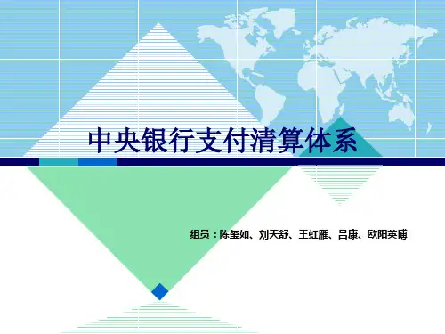 中央银行支付清算体系