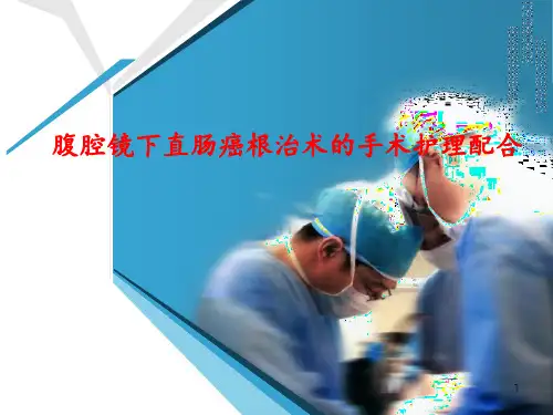 腹腔镜下直肠癌根治术的手术配合PPT课件