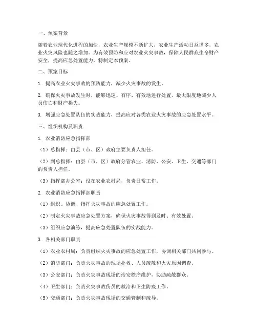 农业_消防_应急预案