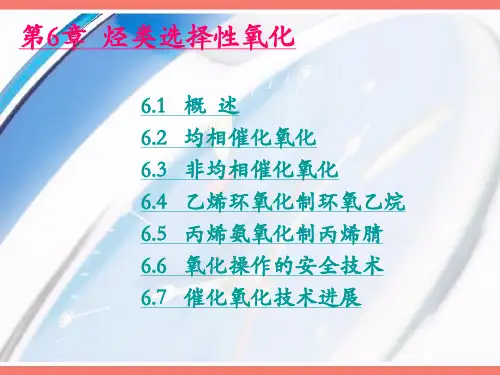 烃类氧化过程