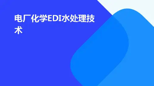 电厂化学EDI水处理技术