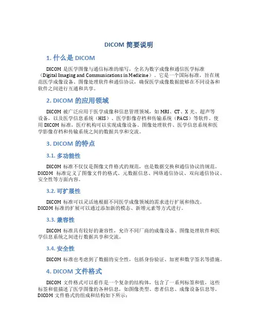 DICOM简要说明