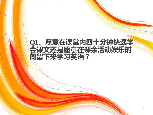 英语励志精选课件PPT