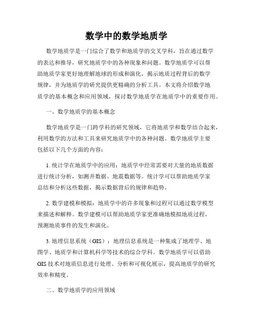 数学中的数学地质学