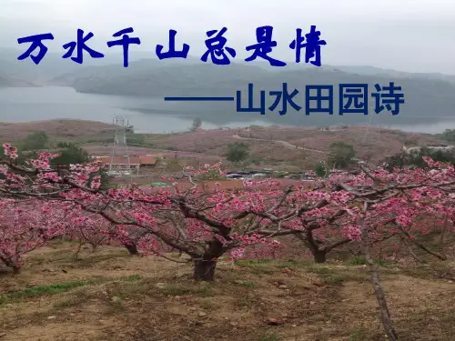 山水田园诗.ppt