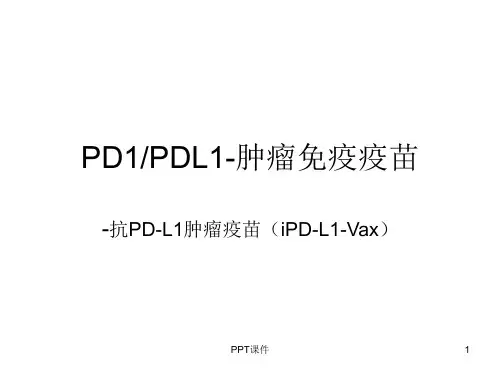 PD1PDL1肿瘤免疫疫苗  ppt课件