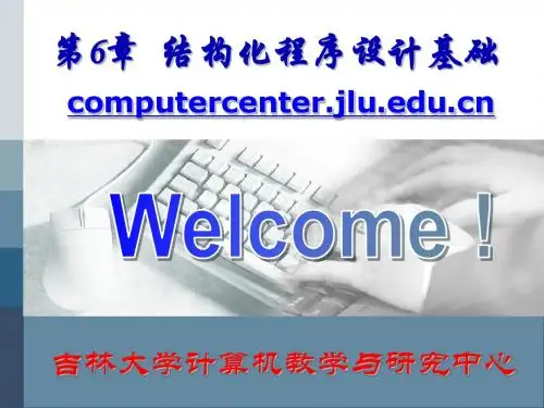 第6章结构化程序设计基础教学课件VF