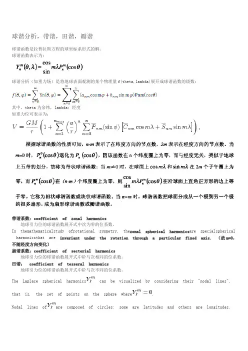球谐分析