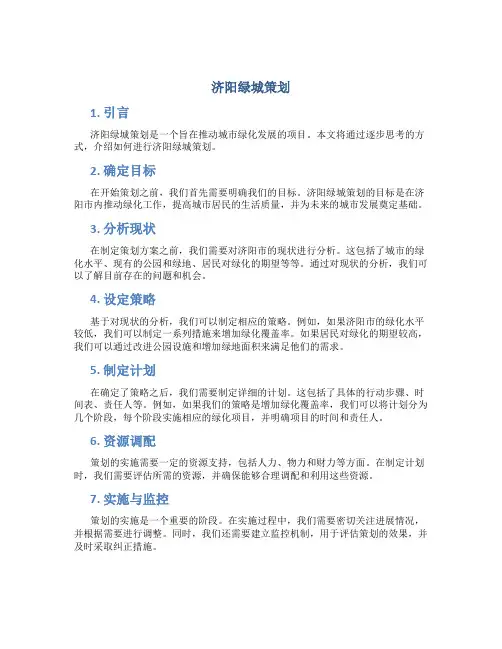 济阳绿城策划