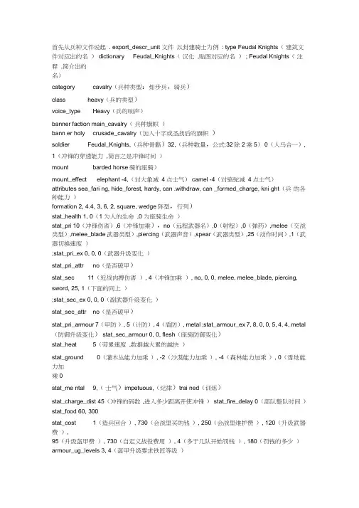中世纪2全面战争完整修改