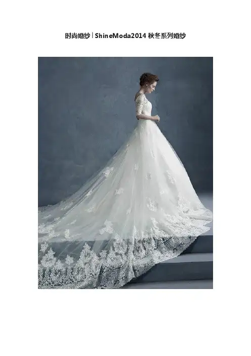 时尚婚纱│ShineModa2014秋冬系列婚纱