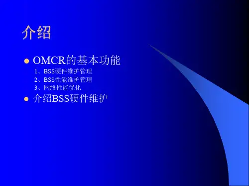 [信息与通信]OMC-R日常操作介绍
