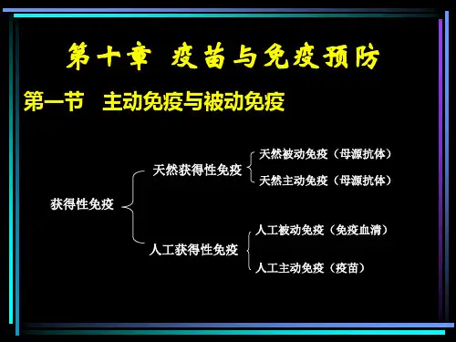 第十章  免疫预防和免疫治疗