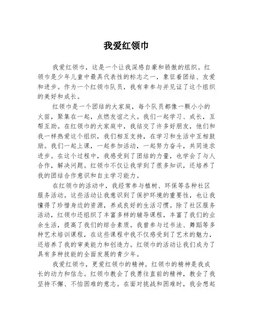 我爱红领巾