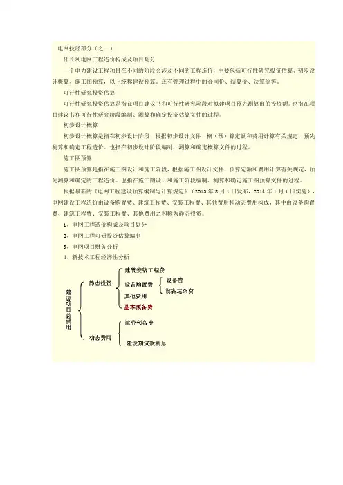 注册咨询工程师电网技经部分讲义