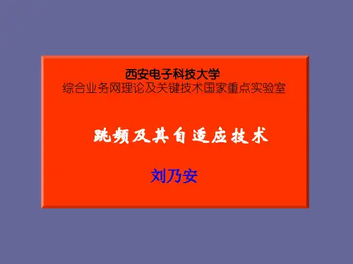 跳频及其自适应技术共237页