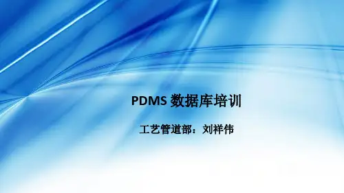 PDMS管道元件库创建