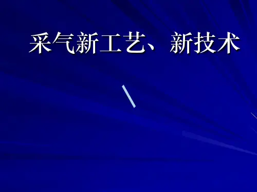 采气新工艺、新技术
