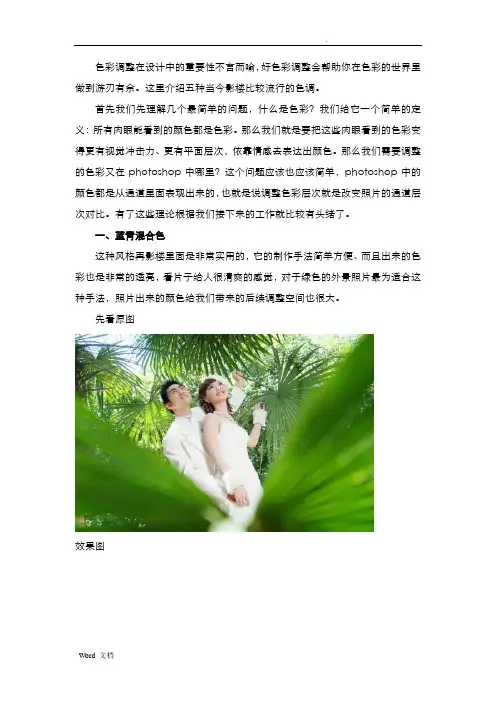 photoshop调色技巧(9个案例)