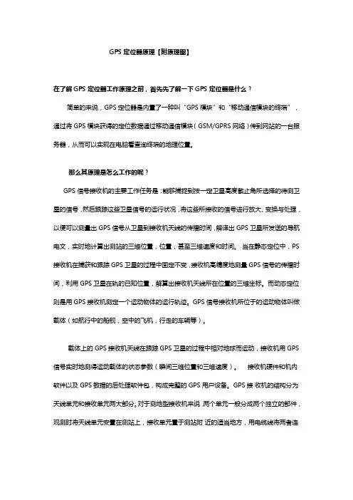 GPS定位器原理【附原理图】