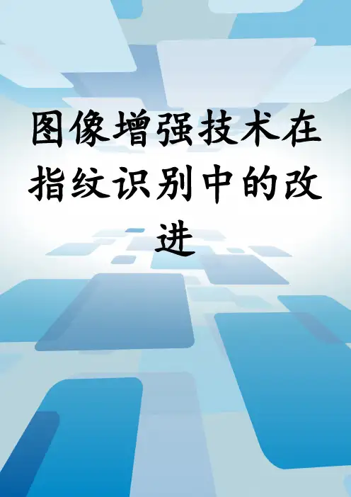 图像增强技术在指纹识别中的改进