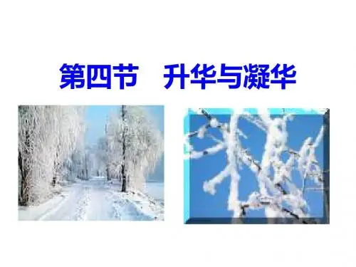 升华与凝华(共16张PPT)