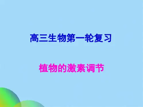 植物激素的调节ppt(共38张PPT)