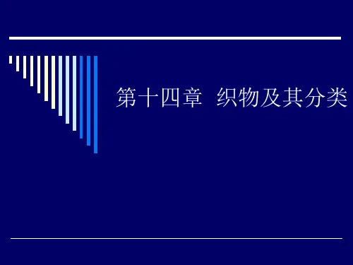 第十四章织物及其分类介绍