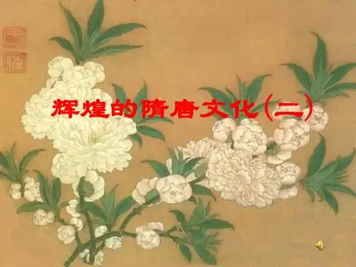辉煌的隋唐文化(二)ppt8 人教版
